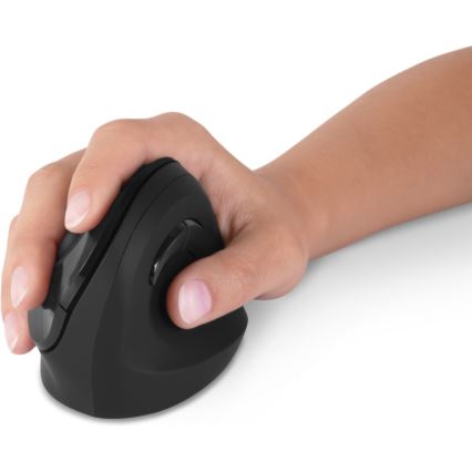 CONNECT IT CMO-2700-BK - Ergonomic wireless mouse 800/1200/1600 DPI 1xAA black