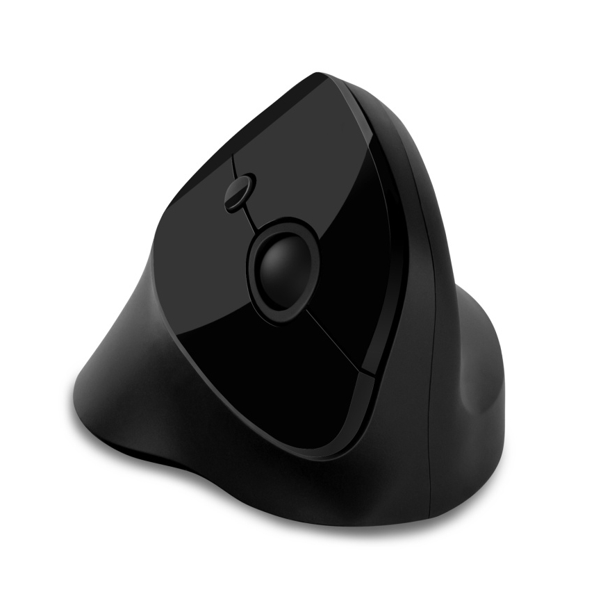 CONNECT IT CMO-2700-BK - Ergonomic wireless mouse 800/1200/1600 DPI 1xAA black