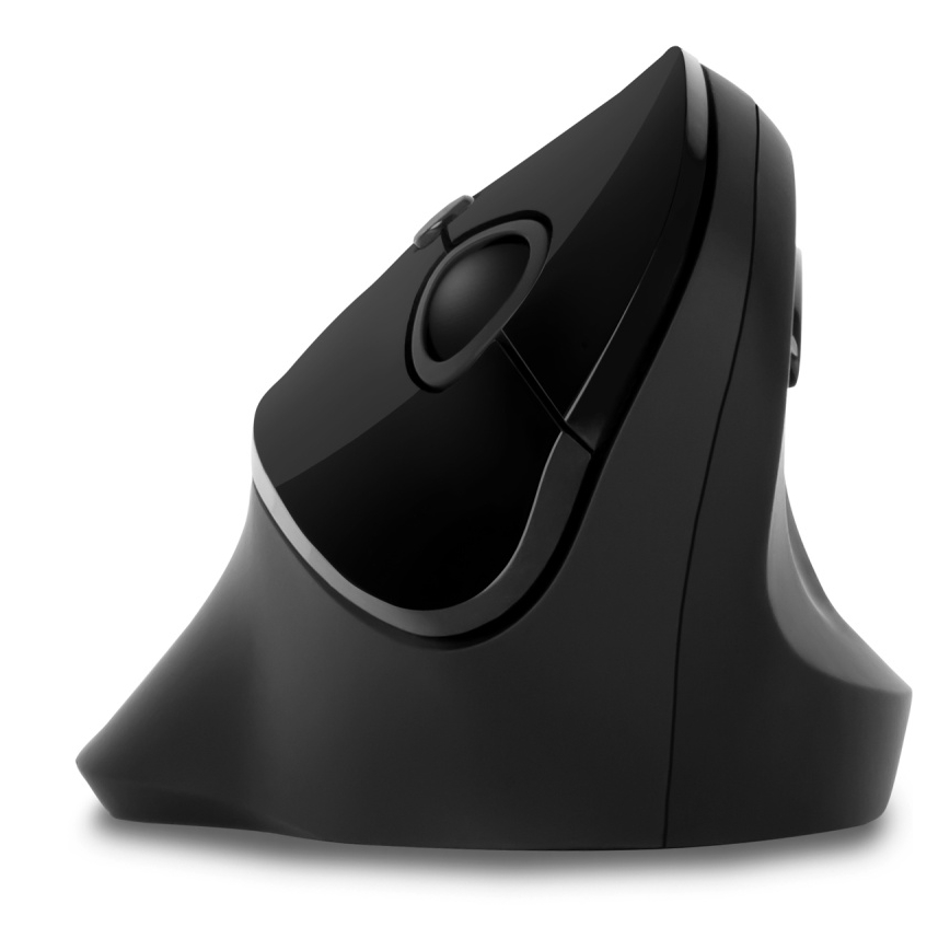 CONNECT IT CMO-2700-BK - Ergonomic wireless mouse 800/1200/1600 DPI 1xAA black