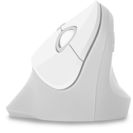 CONNECT IT CMO-2700-WH - Ergonomic wireless mouse 800/1200/1600 DPI 1xAA white