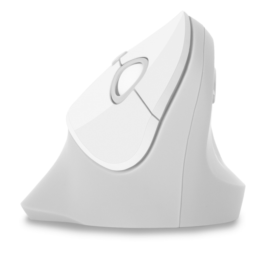 CONNECT IT CMO-2700-WH - Ergonomic wireless mouse 800/1200/1600 DPI 1xAA white