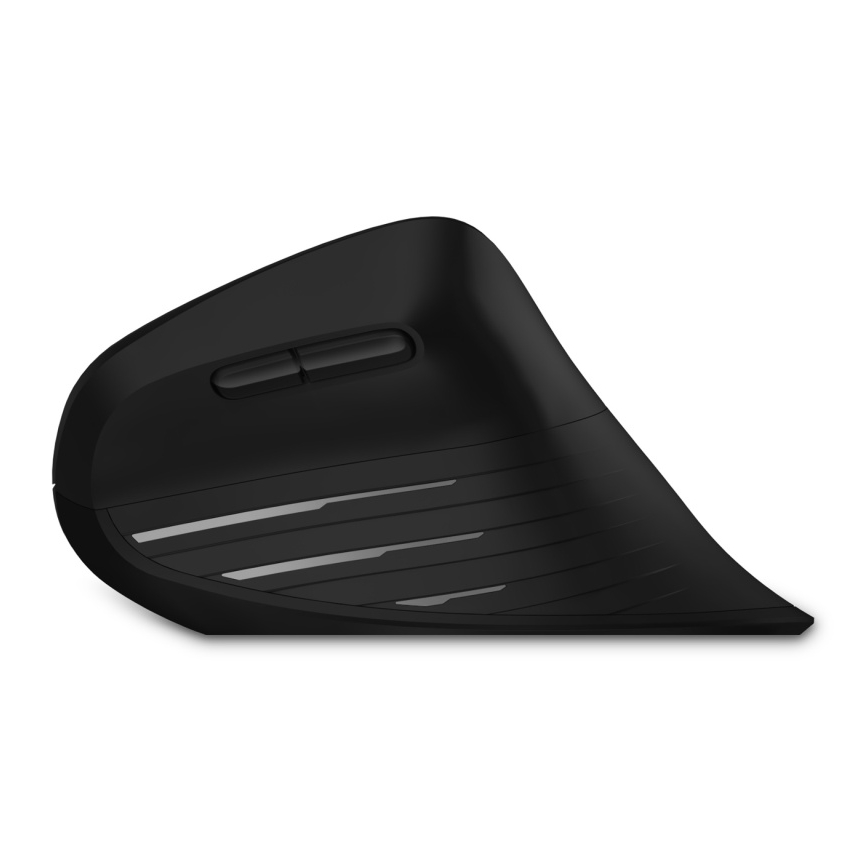 CONNECT IT CMO-2880-BK - Verti TriMode Ergonomic Wireless Mouse 1000/1600/2400 DPI, 2xAAA, Black