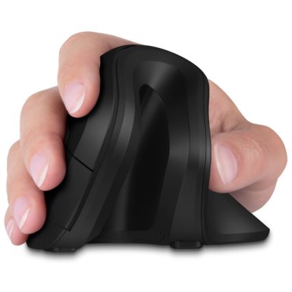 CONNECT IT CMO-2900-BK - Ergonomic wireless mouse 800/1200/1600 DPI 1xAA black