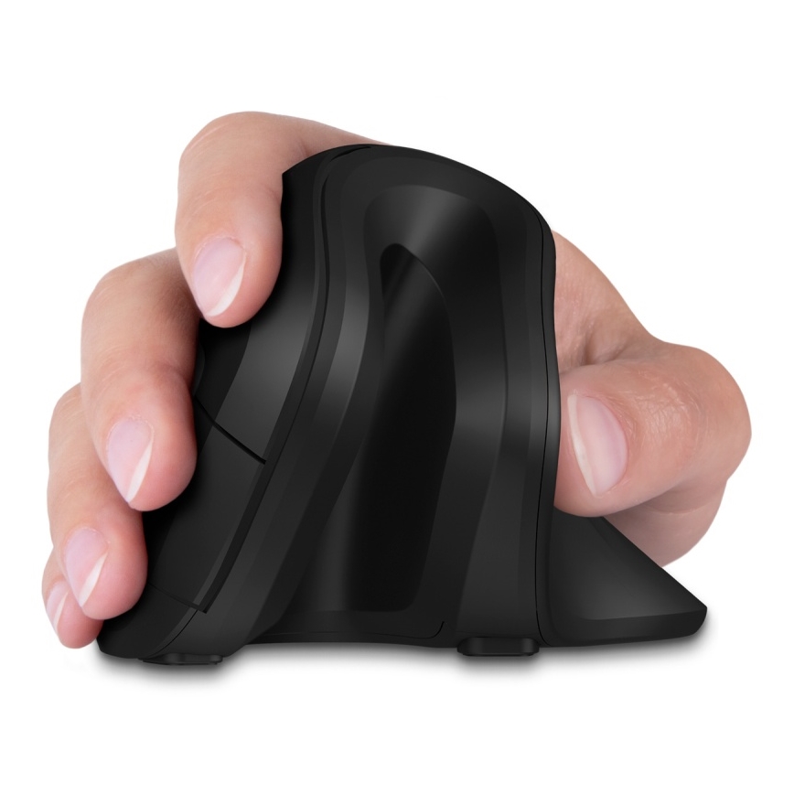 CONNECT IT CMO-2900-BK - Ergonomic wireless mouse 800/1200/1600 DPI 1xAA black