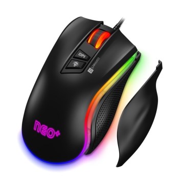 CONNECT IT CMO-3591-BK - LED RGB Wired gaming mouse 500-7200 DPI black