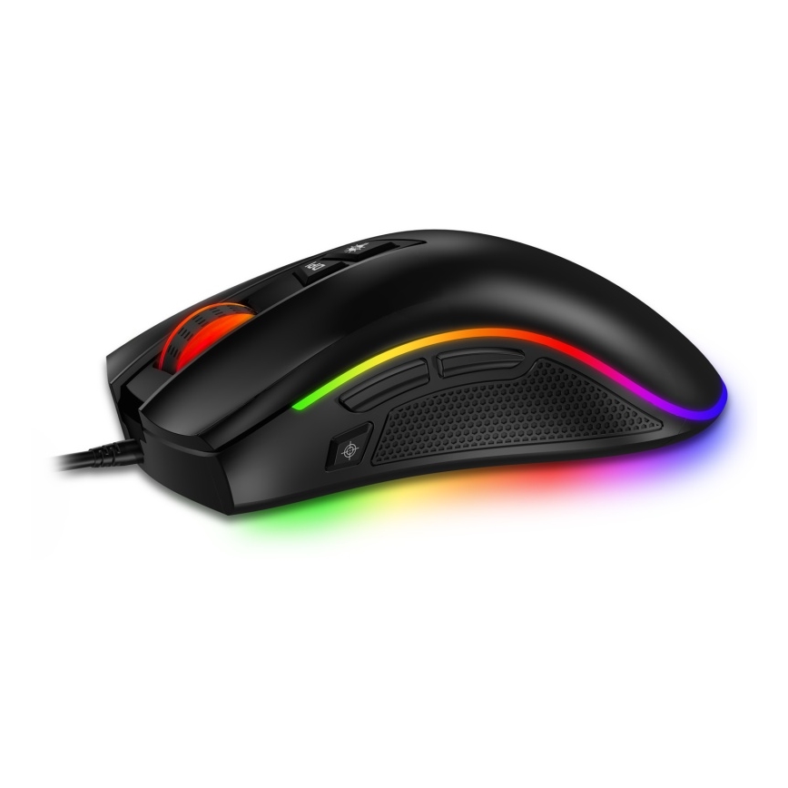 CONNECT IT CMO-3591-BK - LED RGB Wired gaming mouse 500-7200 DPI black
