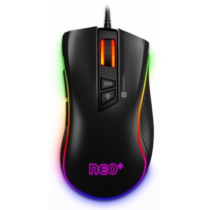 CONNECT IT CMO-3591-BK - LED RGB Wired gaming mouse 500-7200 DPI black