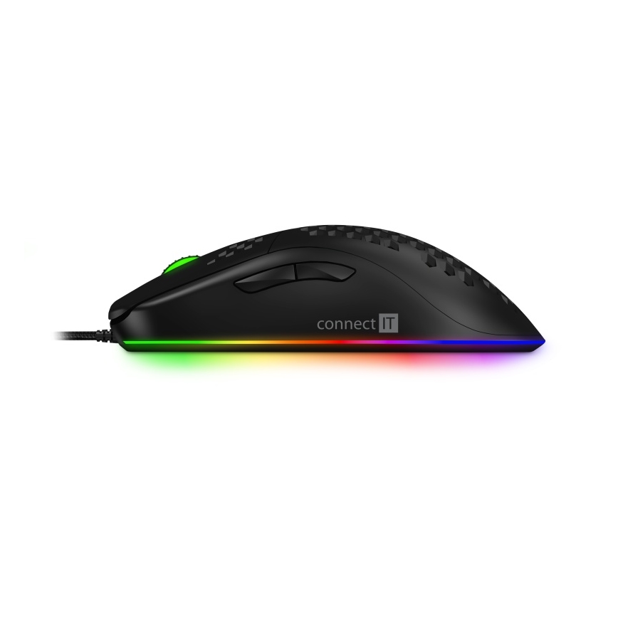 CONNECT IT CMO-5511-BK - LED RGB Wired gaming mouse 200-12800 DPI black