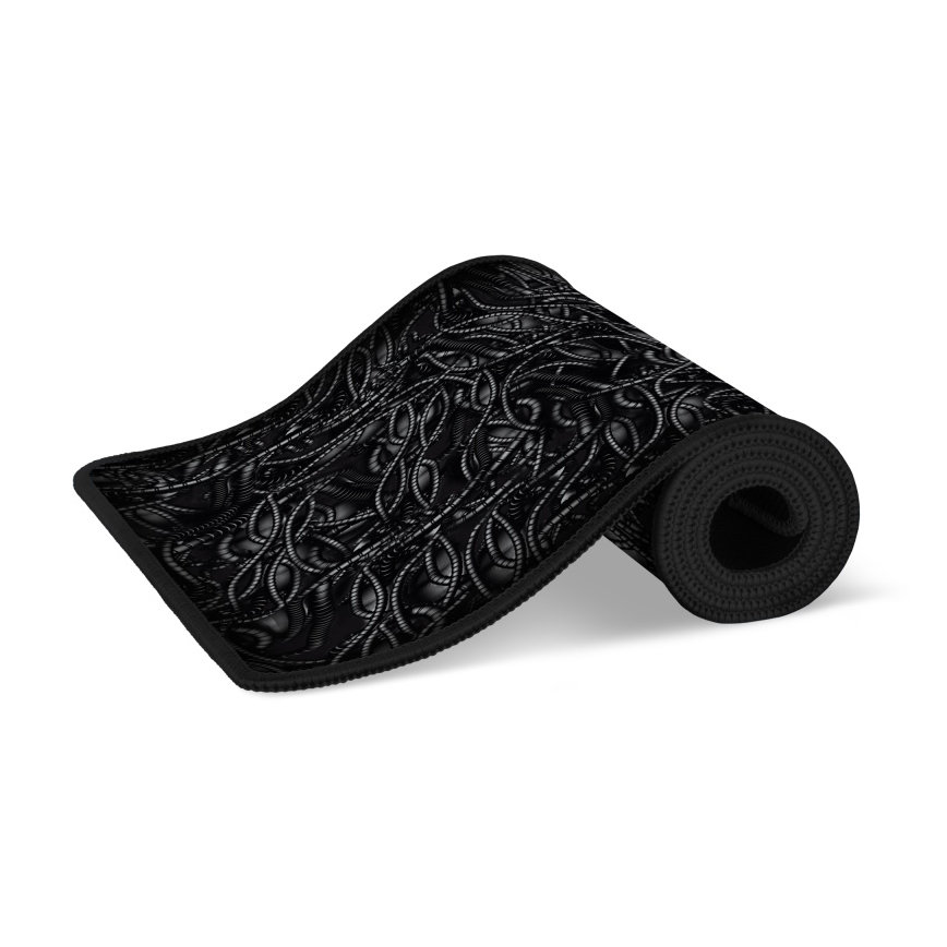 CONNECT IT CMP-1110-LG - Mat for keyboard and mouse 88,6x24,5 cm black/green