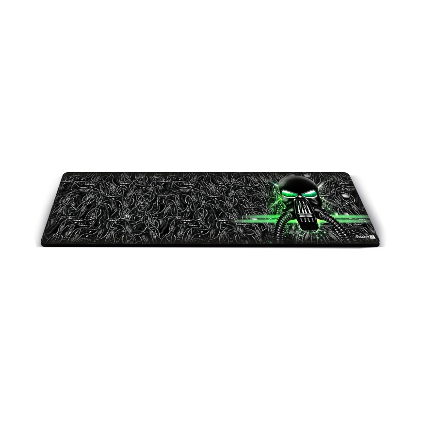 CONNECT IT CMP-1110-LG - Mat for keyboard and mouse 88,6x24,5 cm black/green