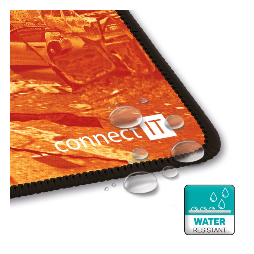 CONNECT IT CMP-1140-LG - Mat for keyboard and mouse 88,6x24,5 cm orange