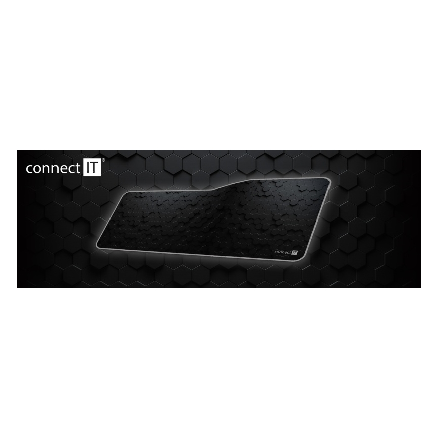 CONNECT IT CMP-2000-XL - Mat for keyboard and mouse 79,5x34,5 cm black