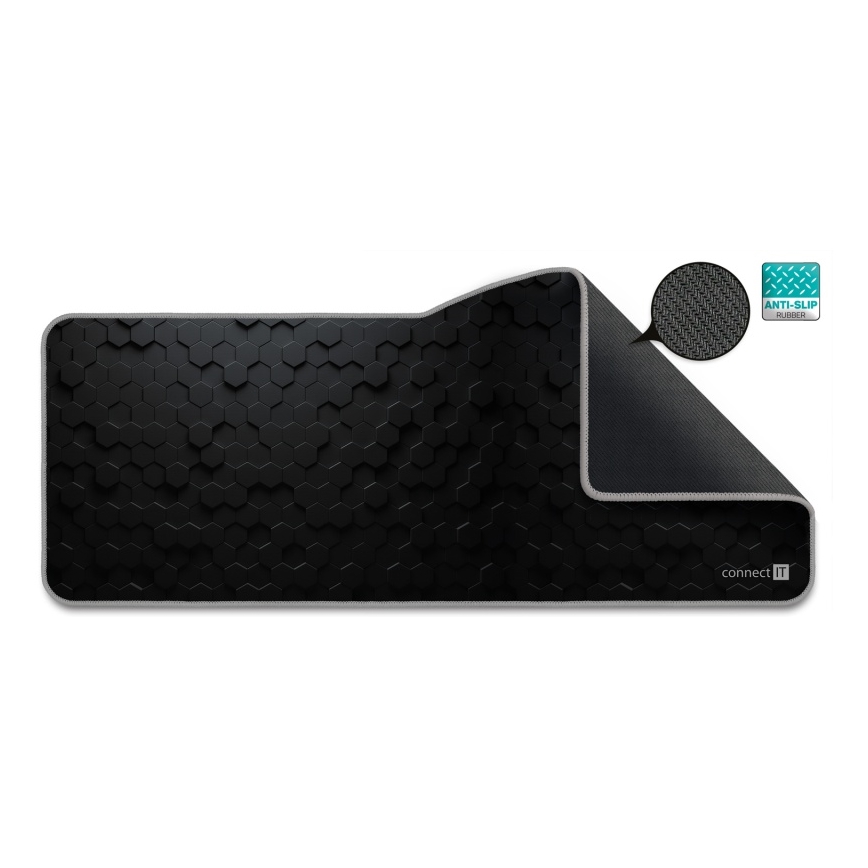 CONNECT IT CMP-2000-XL - Mat for keyboard and mouse 79,5x34,5 cm black