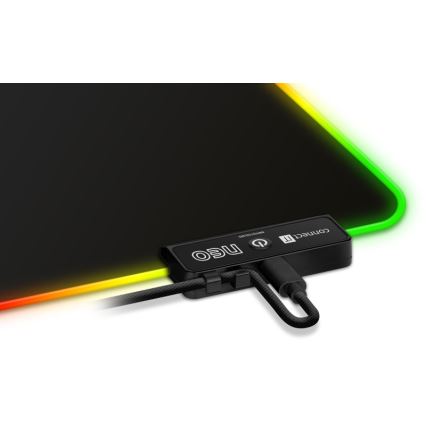 CONNECT IT CMP-3100-SM - LED RGB Gaming mouse pad 32x24,5 cm black