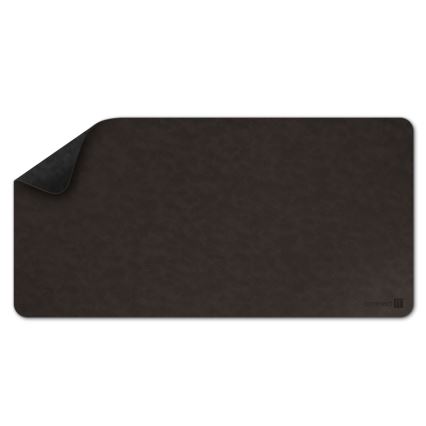 CONNECT IT CMP-4030-LG - Reversible keyboard and mouse desk mat, 90 x 40 cm, black/brown