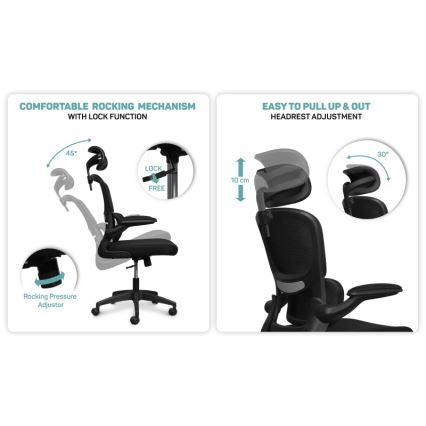 CONNECT IT COC-2500-BK - Office chair ForHealth DeltaPro black