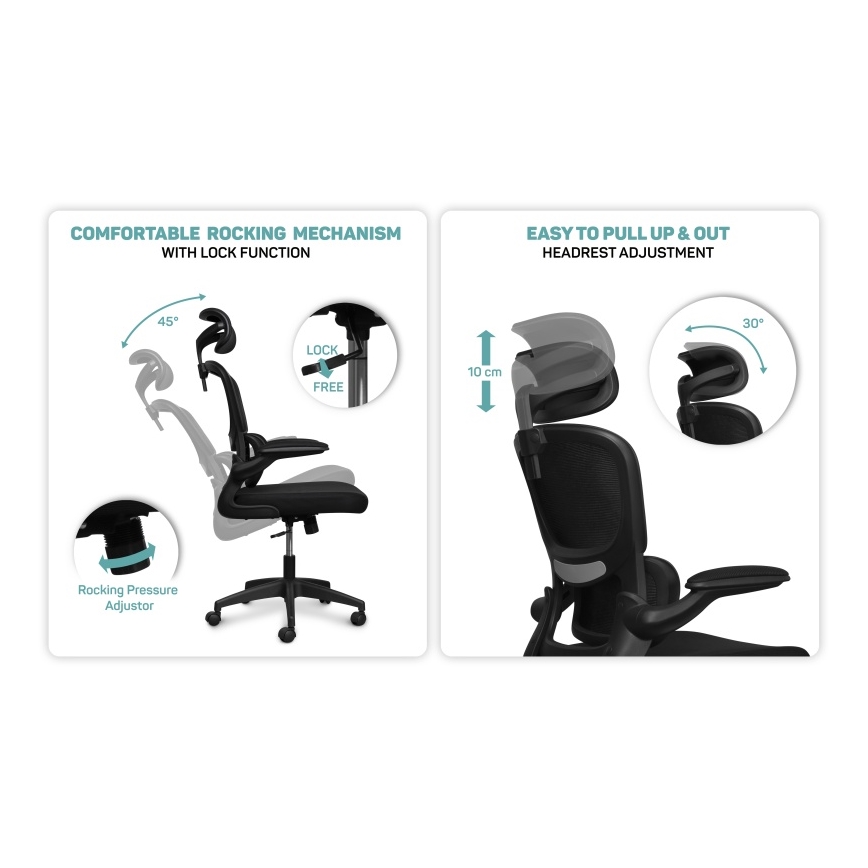 CONNECT IT COC-2500-BK - Office chair ForHealth DeltaPro black