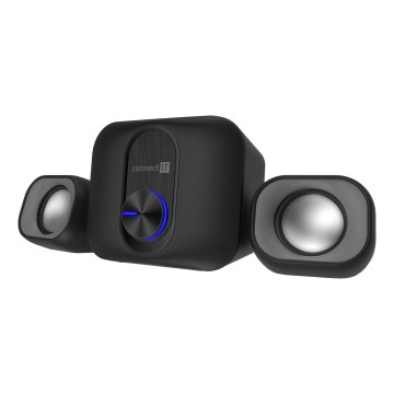 CONNECT IT CSP-2100-BK - LED Set of speakers with a subwoofer 11W/5V black