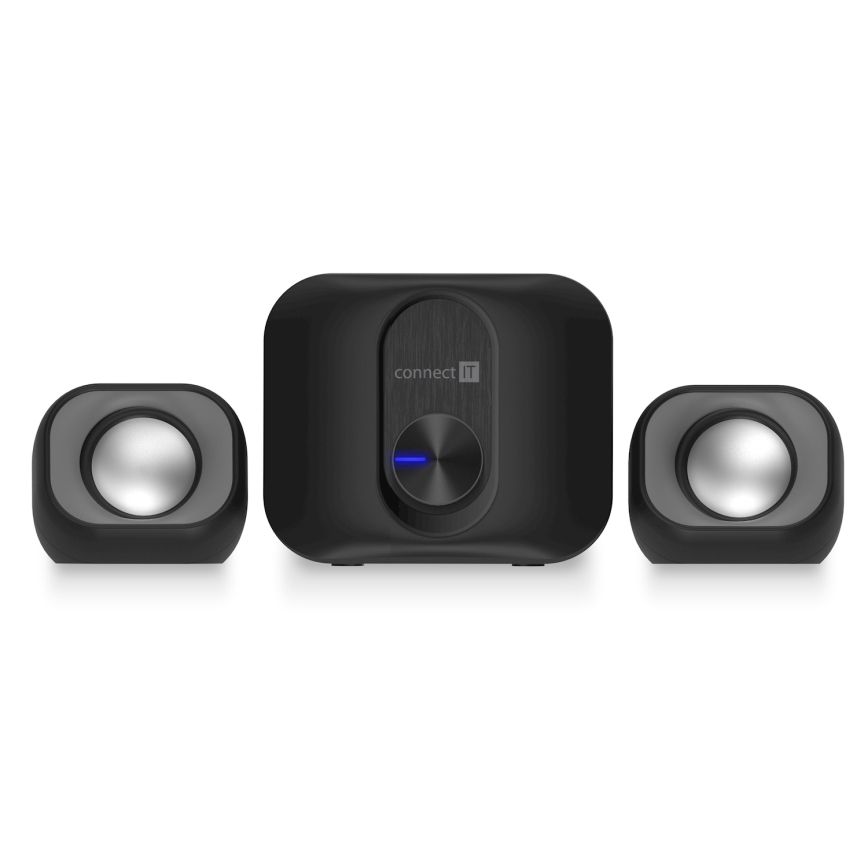 CONNECT IT CSP-2100-BK - LED Set of speakers with a subwoofer 11W/5V black