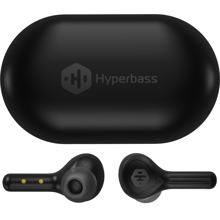 CONNECT IT HEP-5300-BK - Wireless headphones with a microphone 300 mAh + 2x 35 mAh black