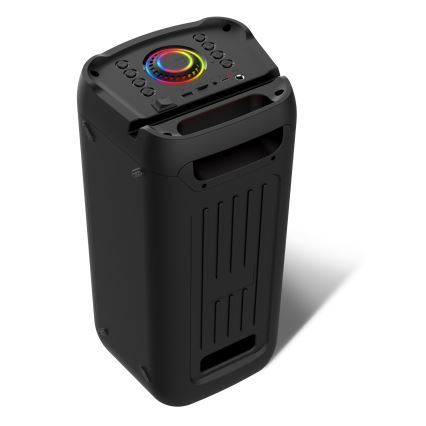 CONNECT IT HSP-3050-BK - LED Wireless speaker with a microphone 60W/5V 4500 mAh black + remote control