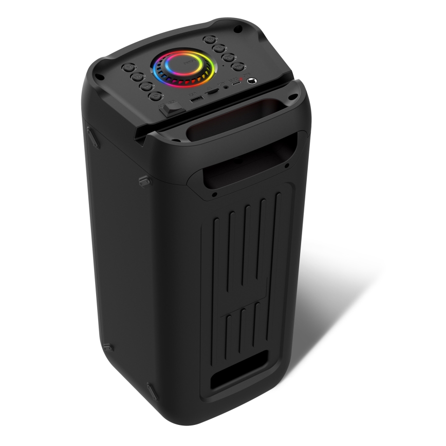 CONNECT IT HSP-3050-BK - LED Wireless speaker with a microphone 60W/5V 4500 mAh black + remote control