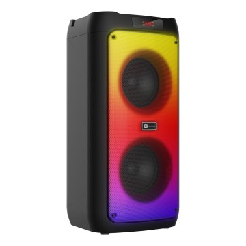 CONNECT IT HSP-3050-BK - LED Wireless speaker with a microphone 60W/5V 4500 mAh black + remote control