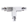 Connector for lights in rail system 3-phase TRACK white type T