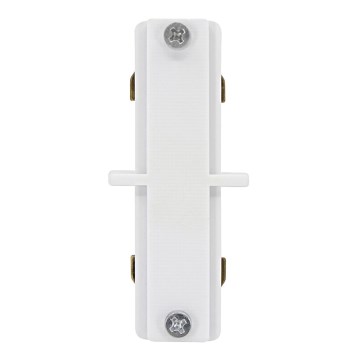 Connector for lights in track rail system CONNECTOR RS WHITE flat type
