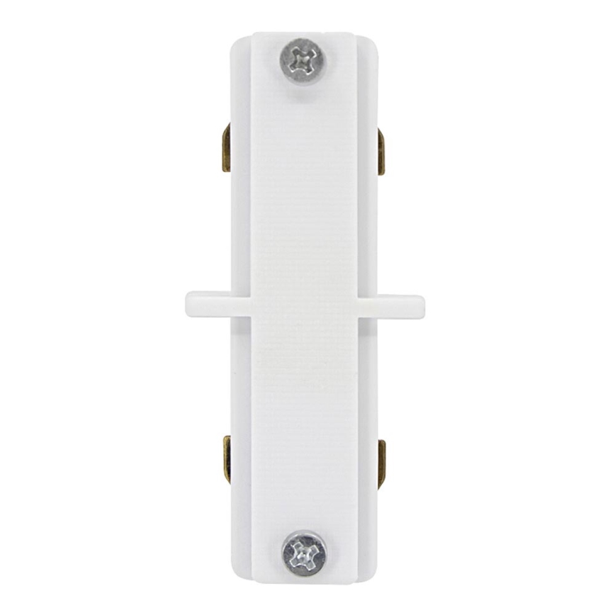 Connector for lights in track rail system CONNECTOR RS WHITE flat type