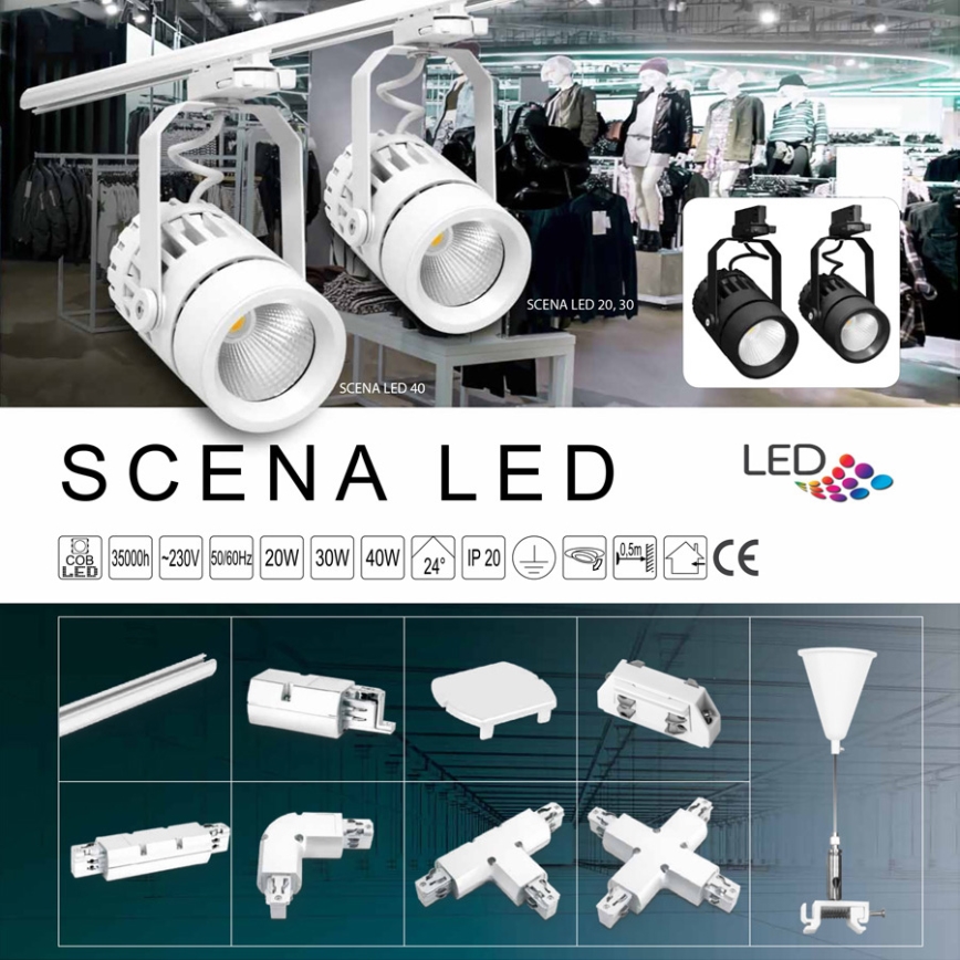 Connector SCENA WX1 left white