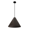 CONO Cable Pendant Lamp 1xE27/40W/230V Ebony Veneer