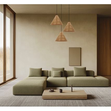 CONO cable pendant light 1xE27/40W/230V oak veneer