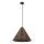 CONO Cord Pendant 1xE27/40W/230V Mahogany Veneer
