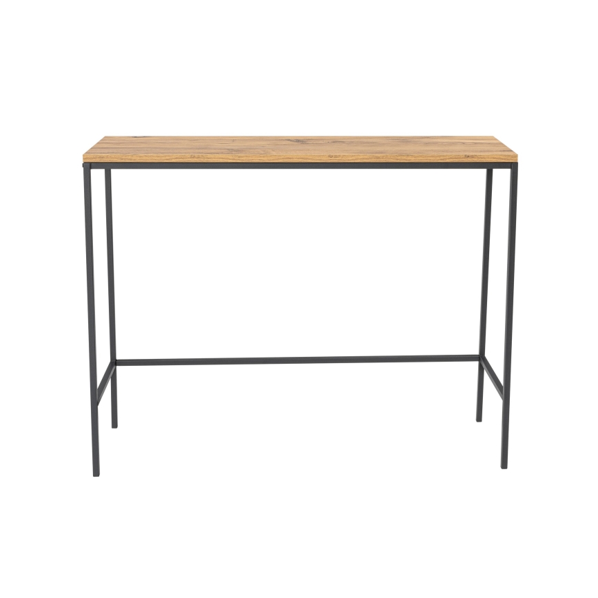 Console table CANVAS 80x100 cm pine atlantic/black