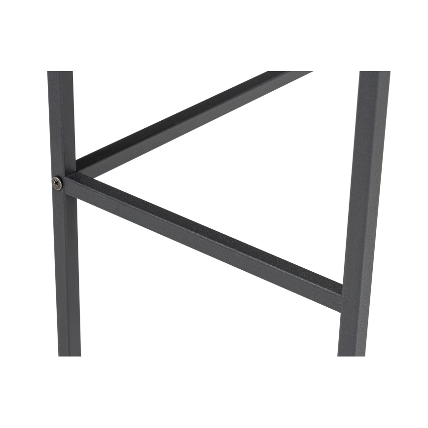 Console table CANVAS 80x100 cm pine atlantic/black