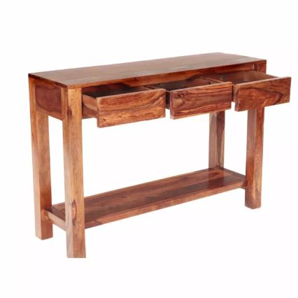 Console table GANI 76x130 cm solid wood/rosewood