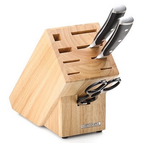 Continenta C30514 - Knife stand 22x11,5x22 cm rubber fig