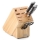Continenta C30514 - Knife stand 22x11,5x22 cm rubber fig