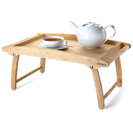 Continenta C3061 - Tray for bed 61x35 cm rubber fig