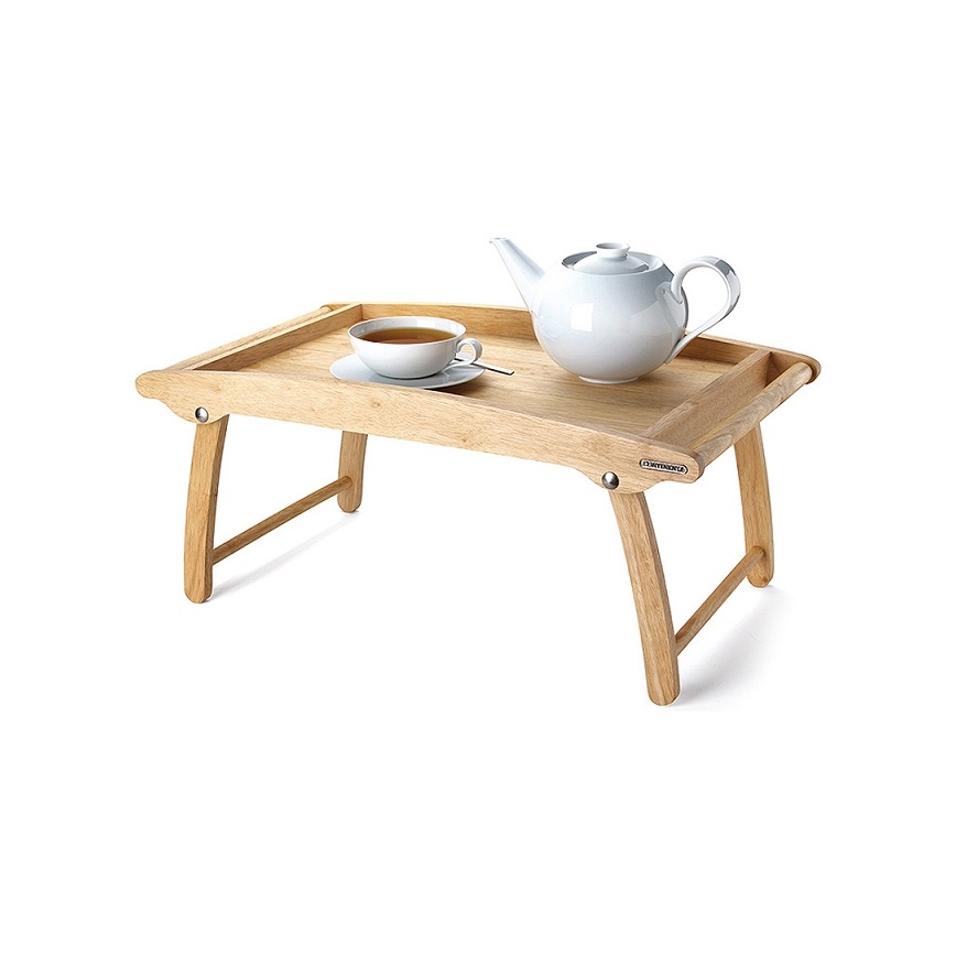Continenta C3061 - Tray for bed 61x35 cm rubber fig