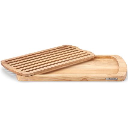 Continenta C3078 - Kitchen cutting board for bread 45x26 cm rubber fig