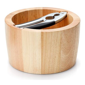 Continenta C3091 - Bowl for nuts with a nutcracker 19x11,5 cm rubber fig