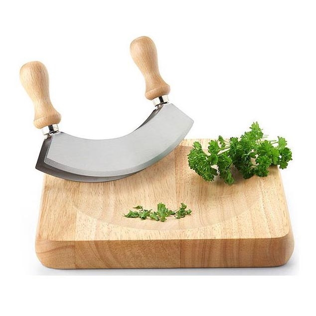 Continenta C3126 - Kitchen cutting board for cradle knife 22,5x22,5 cm rubber fig
