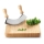 Continenta C3126 - Kitchen cutting board for cradle knife 22,5x22,5 cm rubber fig