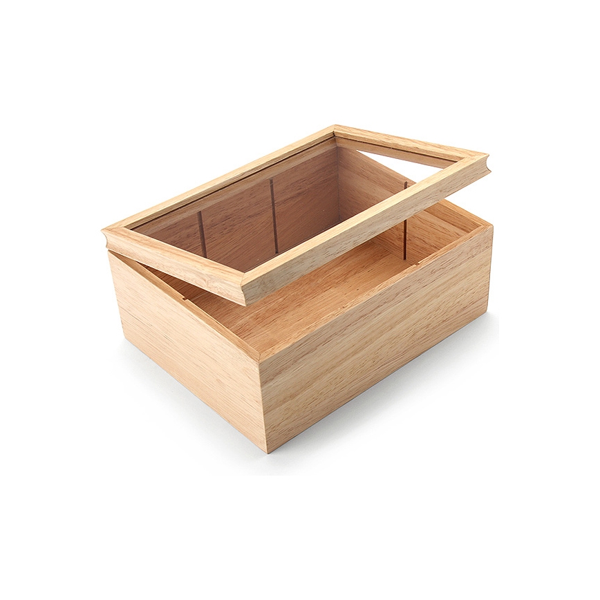 Continenta C3290 - Box for tea bags 23x17,5 cm rubber fig
