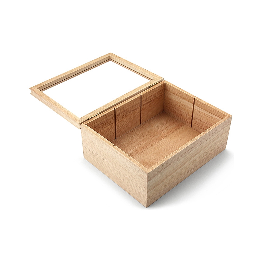 Continenta C3290 - Box for tea bags 23x17,5 cm rubber fig
