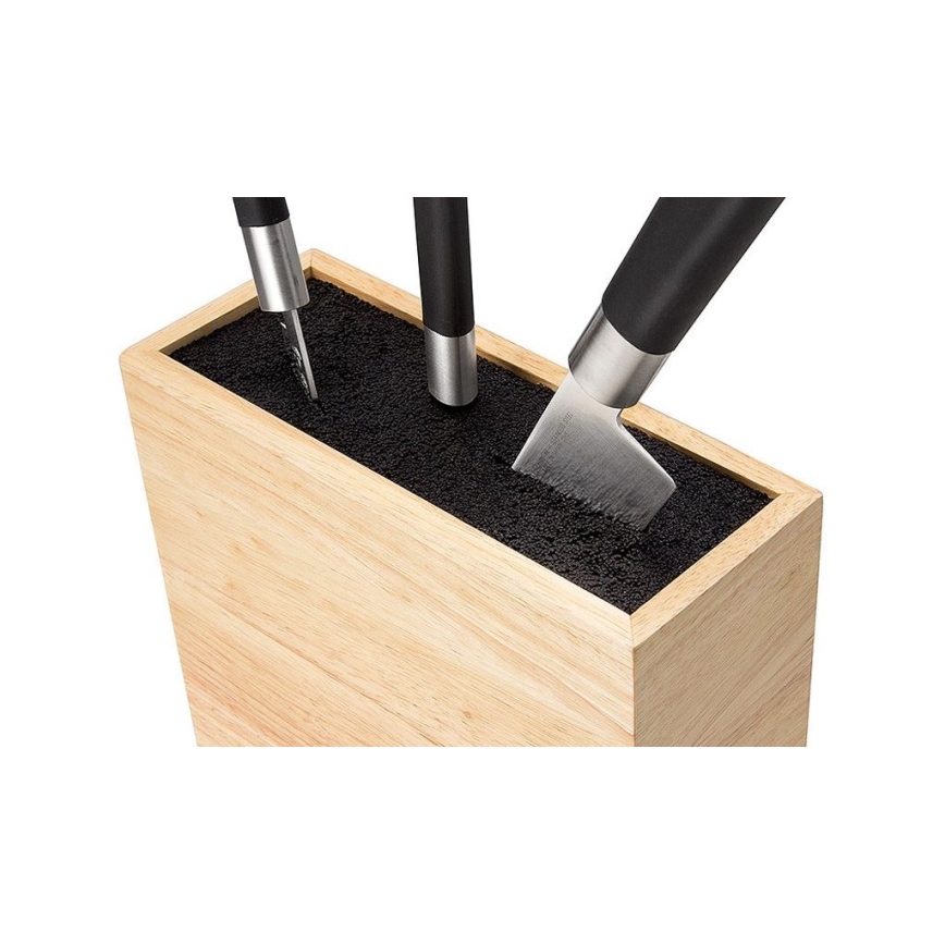 Continenta C3314 - Knife stand with flexi insert 22x9x21,5 cm rubber fig