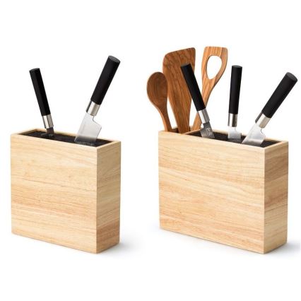 Continenta C3314 - Knife stand with flexi insert 22x9x21,5 cm rubber fig