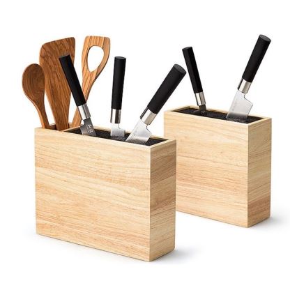 Continenta C3314 - Knife stand with flexi insert 22x9x21,5 cm rubber fig